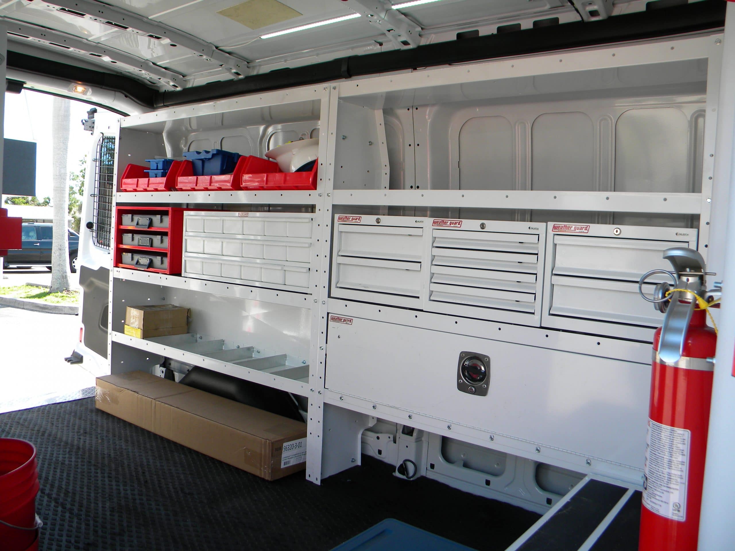 Van cabinets
